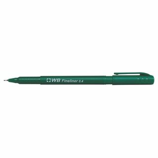 HAINENKO Fineliner WB 746004, 0,4 mm, Schaft: Schreibf., Schreibfarbe: grn