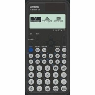 Casio Schulrechner FX-810DE CW, Solar-/Batteriebetrieb, Hardcase
