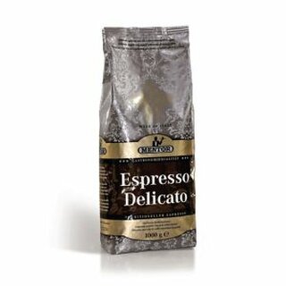 MENTOR Espresso Delicato 3445666002, koffeinhaltig, ganze Bohne, Beutel, 1 kg