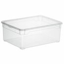 Rotho Aufbewahrungsbox CLEAR Men Shoe 1404800096WS, 10l,...