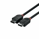 Lindy 36492 Display Port 1.2 Kabel, 2m, Black Line