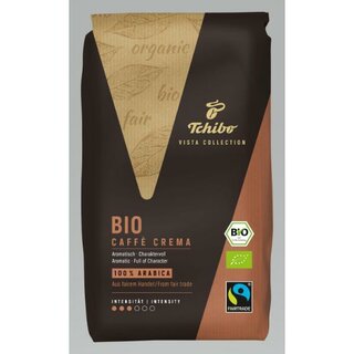 Tchibo Kaffee Vista Fairtrade, Bio, Cafe Crema, ganze...