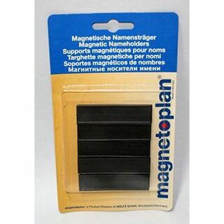 Magnetschiene Magnetoplan 12833, U-Profil, Mae: 60x15mm, dunkelbraun, 10 Stck