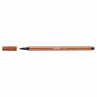 Faserschreiber Schwan Stabilo Pen 68/38, Strichstrke: 1mm, rtel, 10 Stck