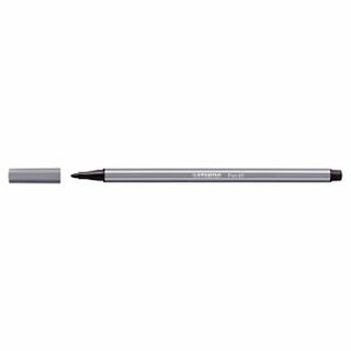 Faserschreiber Schwan Stabilo Pen 68/96, Strichstrke: 1mm, dunkelgrau, 10 Stck
