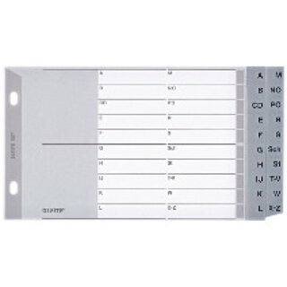 Register Leitz 1267, A-Z, A5 quer, aus Kunststoff, 20...
