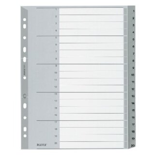 Register Leitz 1284, 1-20, A4, aus Kunststoff, 20 Blatt,...