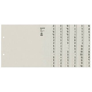 Registerserie Leitz 1306, A-Z, A4, aus Papier, für 6...