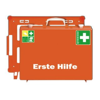 Erste-Hilfe-Koffer Shngen, mit Fllung, nach DIN 13169, orange