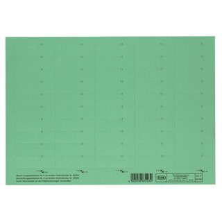 Blankoschilder Elba 83582, 58 x 18mm, grün, 50 Stück