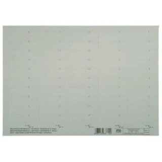 Blankoschilder Elba 83582, 58 x 18mm, weiß, 50 Stück
