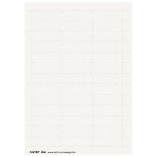 Blankoschilder Leitz 1900, 60 x 21mm, weiß, 975 Stück