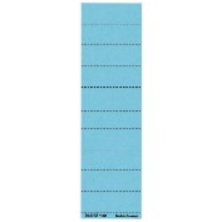 Blankoschilder Leitz 1901, 60 x 21mm, blau, 100 Stück