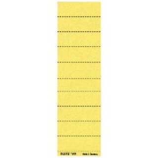 Blankoschilder Leitz 1901, 60 x 21mm, gelb, 100 Stück