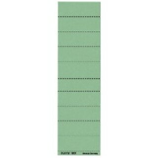 Blankoschilder Leitz 1901, 60 x 21mm, grün, 100 Stück