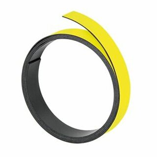 Magnetband Franken M803-04, Mae: 15mm x 1m, gelb