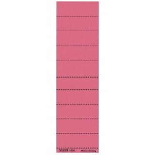 Blankoschilder Leitz 1901, 60 x 21mm, rot, 100 Stück