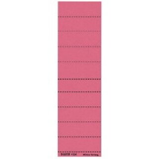 Blankoschilder Leitz 1901, 60 x 21mm, rot, 100 Stck