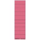 Blankoschilder Leitz 1901, 60 x 21mm, rot, 100 Stck