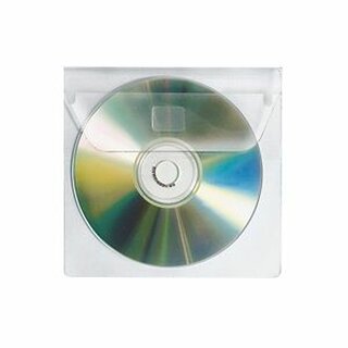 CD-Hlle Veloflex 2259000, selbstklebend, Polypropylen, transparent, 100 Stck