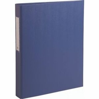 Ringbuch Exacompta54382E, DIN A4, 2-Ring, 25mm, Kunststoff, blau
