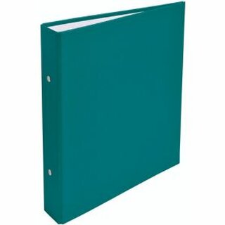 Ringbuch, PP-kaschiert, A5, 2-Ring-Mechanik, Ring-Ø: 30 mm, grün