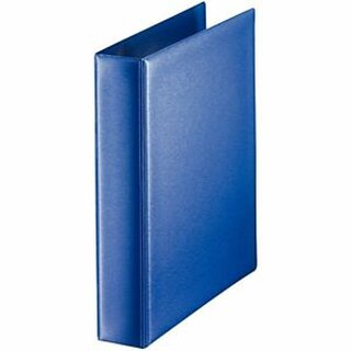 Ringbuch Leitz 46040035, DIN A5, 2-Ring 25 mm, Polypropylen, blau, 12 Stck