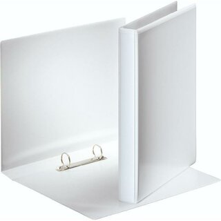 Esselte Ringbuch A4 2-Ring 2Aussent. weiß 25mm Durchm.