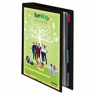 Präsentationsringbuch, A4, 4-D-Ring-Mechanik, Ring-Ø:...