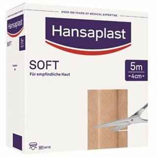 Pflasterstrips Hansaplast 1009283 Soft, 5m x 4cm