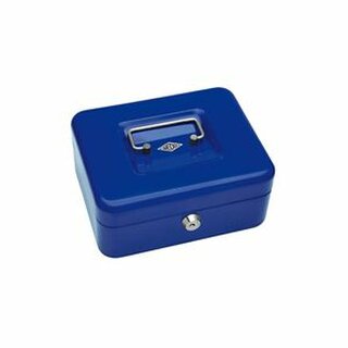 Geldkassette Wedo 145203X, Mae: 200 x 160 x 90mm, blau