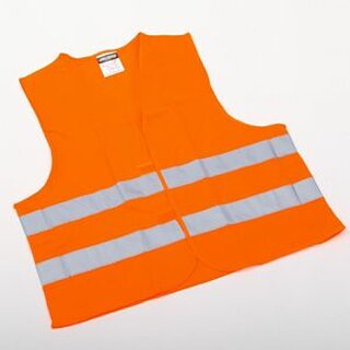Warnschutzweste Leina 13100, orange in Beutel