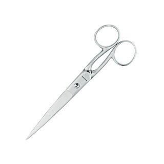 Schere, Stahl, Universalgriff, L: 17,8 cm, vorne: spitz