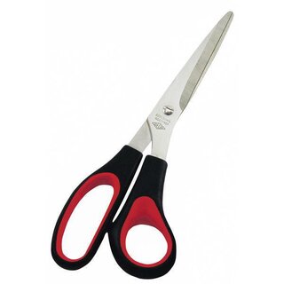 Schere Wedo 9768, Länge: 210mm, Edelstahl, schwarz/rot