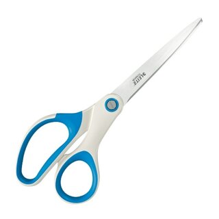 Schere Leitz 5319, Lnge: 20,5 cm, Stahl, ergonomischer Griff, blau metallic