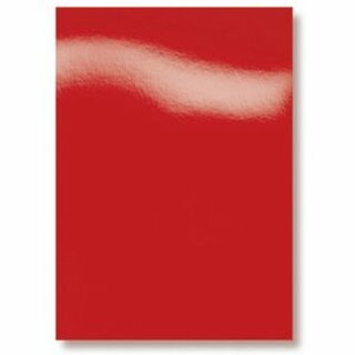Umschlagmaterial HiGloss&trade;, Glanzkarton, 250 g/m², A4, rot