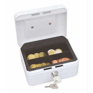 WEDO Geldkassette 145100X, 4 Fächer, Stahl, 152 x 115 x...
