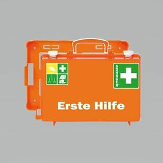 Shngen Erste Hilfe Koffer Sn-Cd Leer, Kunststoff, 310 x 210 x 130 mm, orange