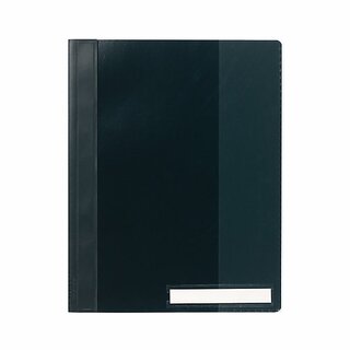 Schnellhefter Durable 2510, A4 berbreite, mit Beschriftungsfenster, schwarz