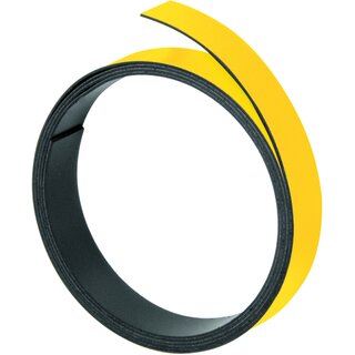 Magnetband Franken M801-04, Mae: 5mm x 1m, gelb