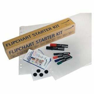 Zubehrset Legamaster 124900 Starter Kit, fr Flipcharts, 10teilig