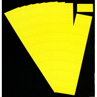 Einsteckkarten Ultradex 1406, 6cm, zitrone, 90 Stck