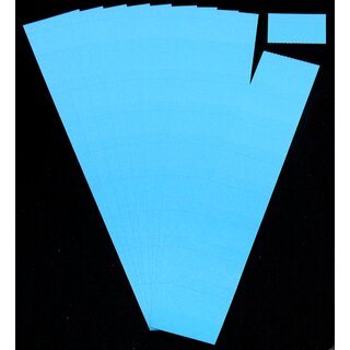 Einsteckkarten Ultradex 1407, 7cm, blau, 90 Stck