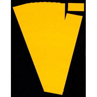 Einsteckkarten Ultradex 1407, 7cm, gelb, 90 Stck