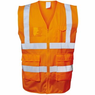 Warnschutzweste Safestyle 23511, Reiverschluss, Gre XL, orange