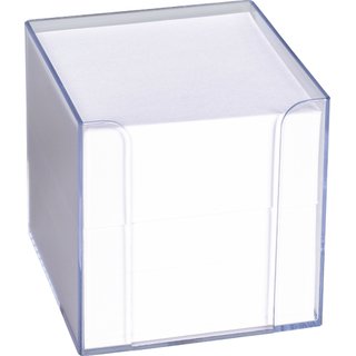 Zettelbox, 700 Blatt, gefüllt, Kunststoff, für: 9 x 9 cm,...