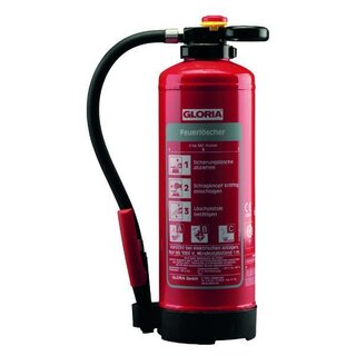 Feuerlöscher Gloria P6PRO, Pulver-Auflade-Löscher, für...