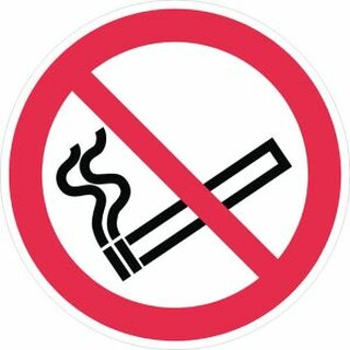 Verbotszeichen Gloria Rauchen verboten, Durchmesser: 20cm, rot/wei