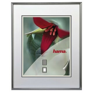 Bilderrahmen Hama 66432, Sevilla, 21 x 29,7cm (Bildformat: 15 x 20cm), silber