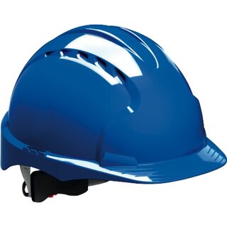 Schutzhelm JSP EVO3 AJF170, aus HDPE, Drehverschluss, belftet, blau